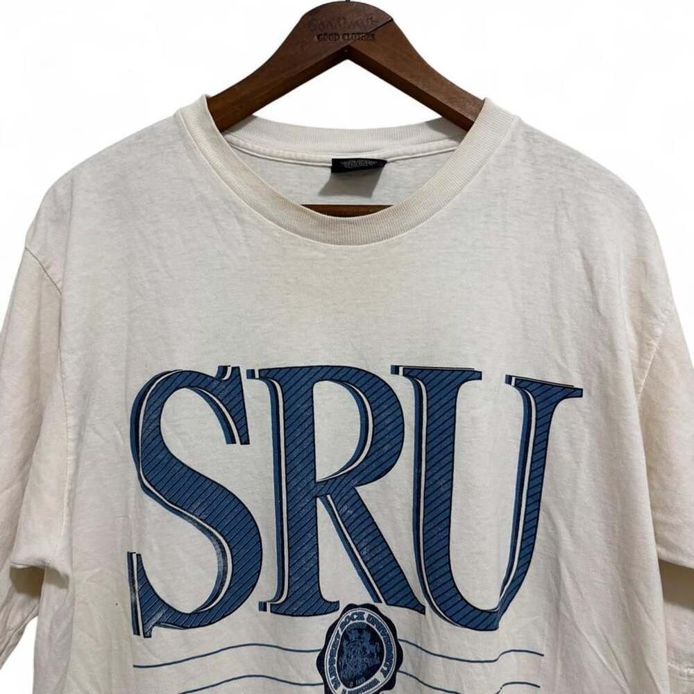 Vintage JanSport Slippery Rock University SRU T-Shirt Size L Made in USA